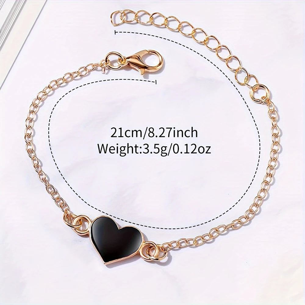 4PCS Fashion Minimalist Watch Luxury Men's and Women's Leather Belt Business Leisure Bracelet Quartz Watch