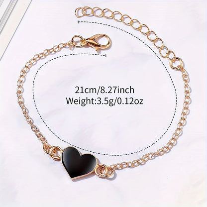 4PCS Fashion Minimalist Watch Luxury Men's and Women's Leather Belt Business Leisure Bracelet Quartz Watch