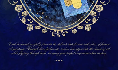 bookmarks for books Van Gogh/Monet Brass hollow out bookmark metal Gifts for teacher supplies Starry Moon Night book marks