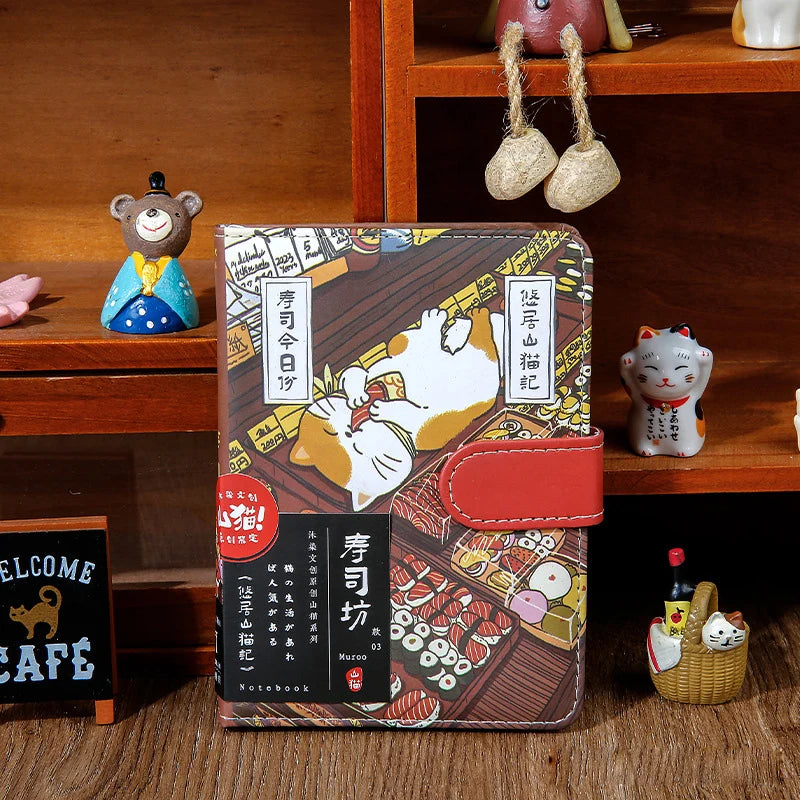 Kawaii Cat Magnetic Notebook