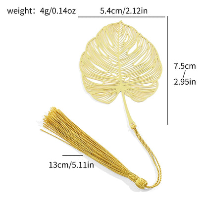 Simple Hollow Brass Bookmarks Beautiful Daisy Dandelion Flower Leaf Book Marks for Book Lover Gifts Reading Supplies Accessories