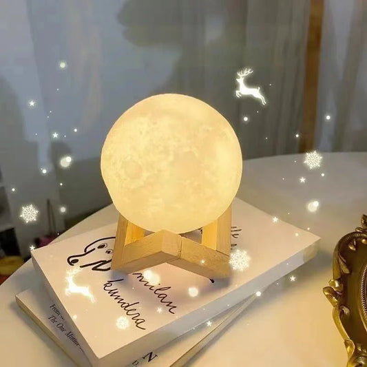 Galaxy Moon Lamp