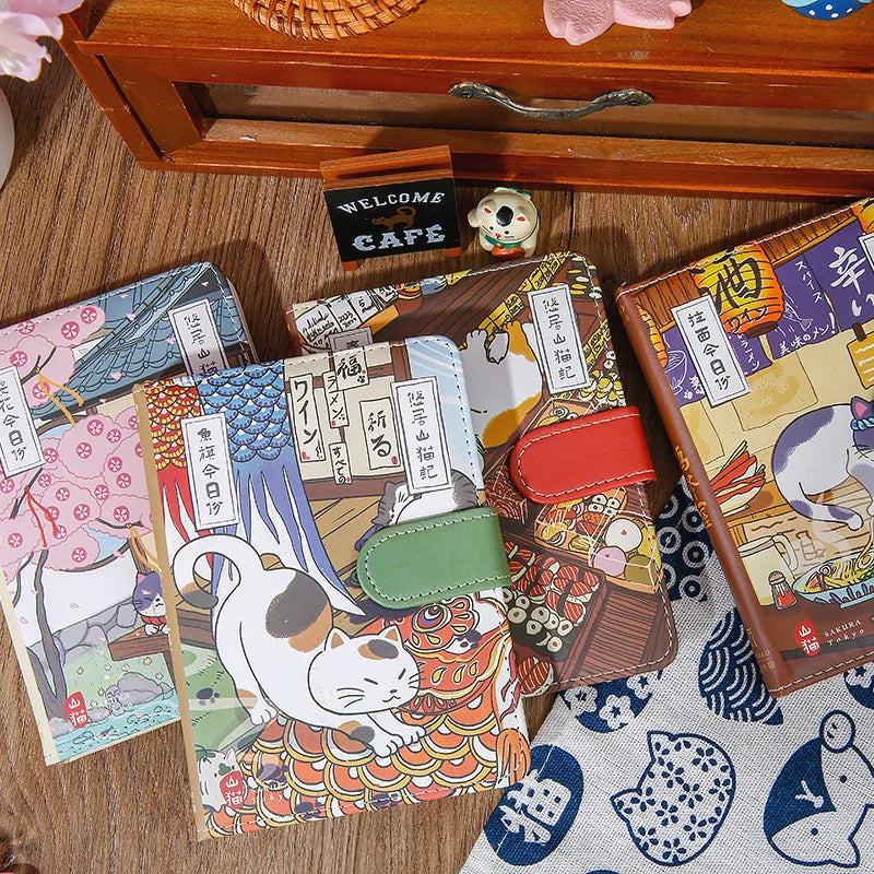 Kawaii Cat Magnetic Notebook