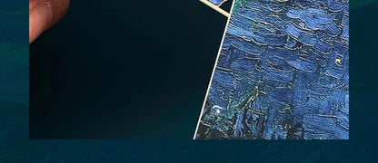 bookmarks for books Van Gogh/Monet Brass hollow out bookmark metal Gifts for teacher supplies Starry Moon Night book marks