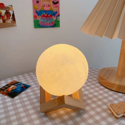 Galaxy Moon Lamp