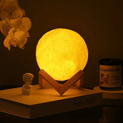 Galaxy Moon Lamp