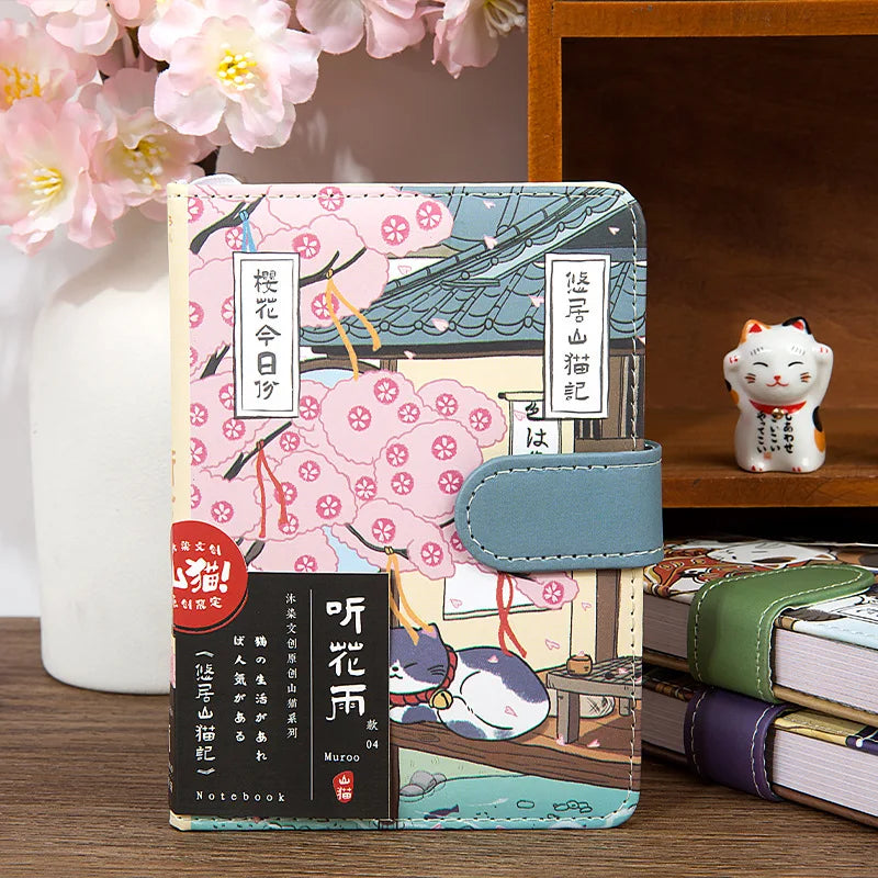 Kawaii Cat Magnetic Notebook