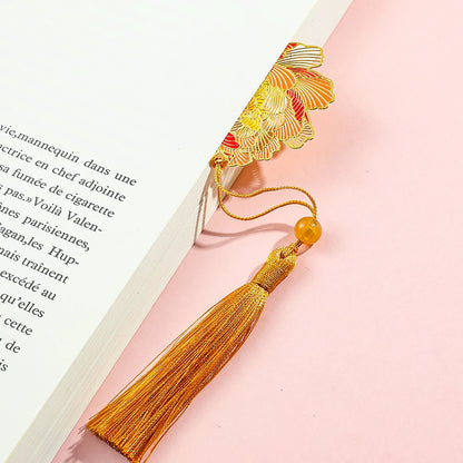 Simple hollow brass bookmark, beautiful four leaf clover dragonfly bookmark, bookmark, book friend gift, reading supplies